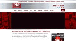 Desktop Screenshot of pdf-inc.com